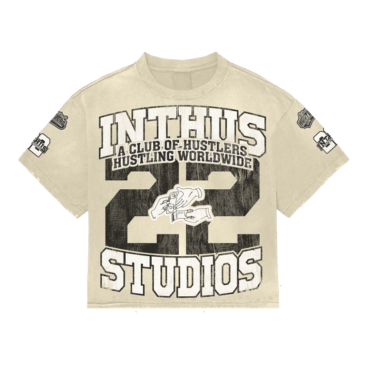 Studios Cropped T-Shirt Creme